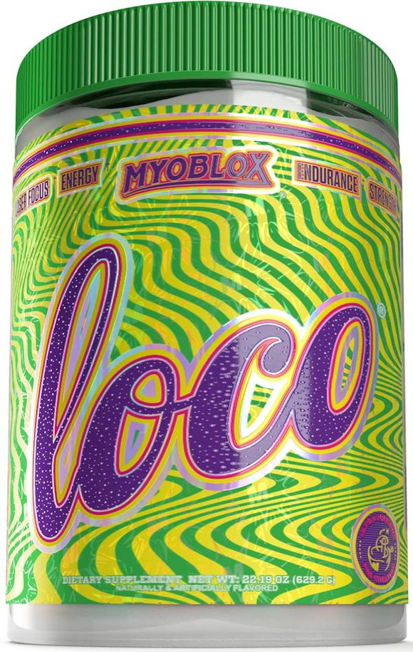 Myoblox Loco Pre Workout|Pre-Workout|Mass For Life|