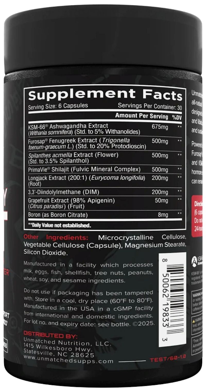 Unmatched Longevity Test 180 Caps|Mass For Life|Test Booster