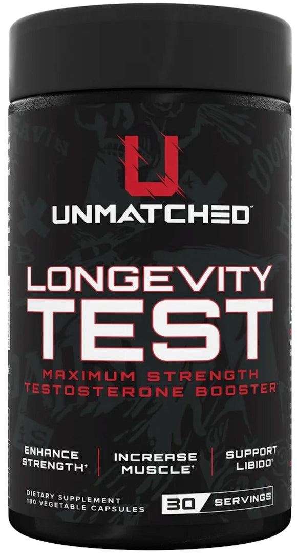 Unmatched Longevity Test 180 Caps|Test Booster|Mass For Life|
