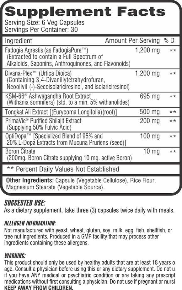 Competitive Edge Labs M-Test Booster 180 Caps|Test Booster|Mass For Life|