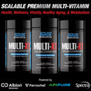 SNS Serious Nutrition Solutions Multi XT 120 Veg Capsules|Multi Vitamin|Mass For Life|