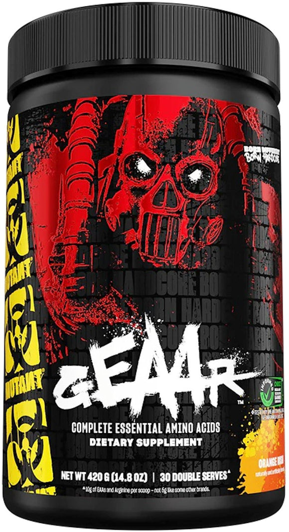 Mutant Nutrition Geaar 30 servings|bcaa|Mass For Life|