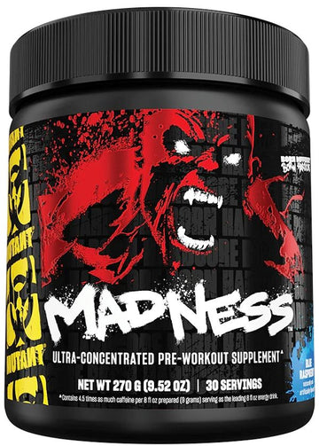 Mutant Madness 30 servings|Pre-Workout|Mass For Life|