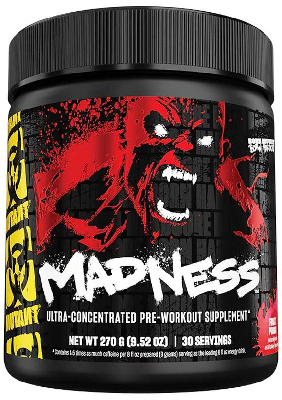 Mutant Madness 30 servings|Pre-Workout|Mass For Life|