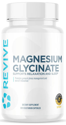 Revive Magnesium Glycinate Reduction Stress, Support Sleep|Stress Aid|Mass For Life|