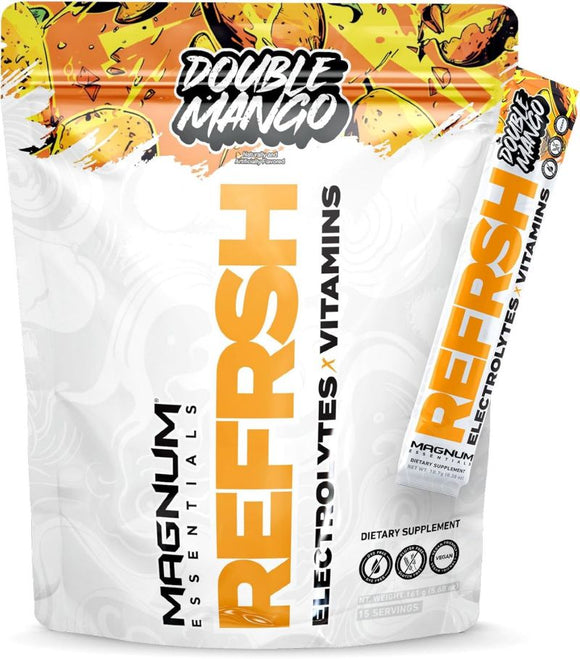 Magnum Nutraceuticals Refrsh Electrolytes|Pre-Workout|Mass For Life|