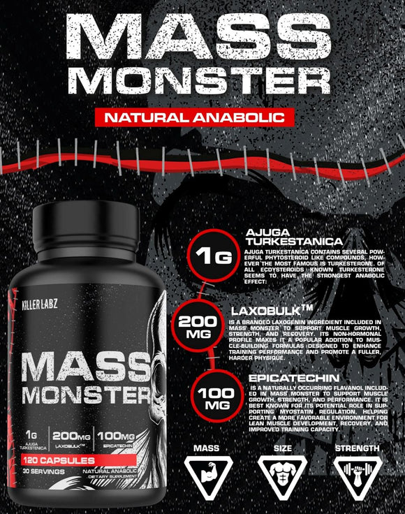 Killer Labz Mass Monster Lean Muscle Mass 120 Capsules