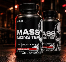 Killer Labz Mass Monster Lean Muscle Mass 120 Capsules|Muscle Builder|Mass For Life|