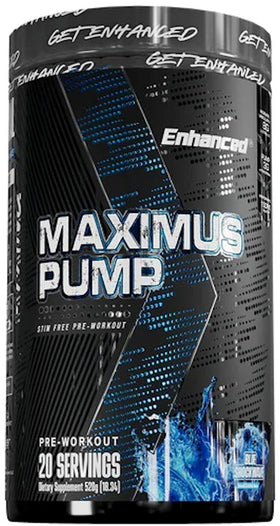 Enhanced Labs Maximus Pump - Stim-Free Pre-Workout|Pre Workout|Mass For Life|