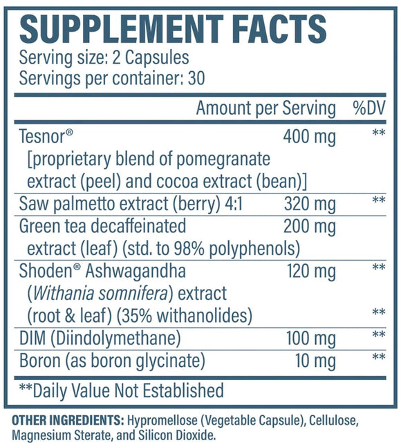 Revive Men Health Male Hormonal Support 60 Vegie-Capsules|Men's Health|Mass For Life|