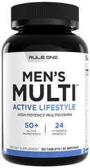 Rule One Men's Train Daily Multi|Multi Vitamin|Mass For Life|