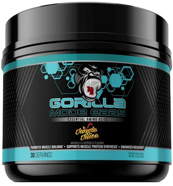 Gorilla Mode EAA's 30 Servings|BCAA|Mass For Life|