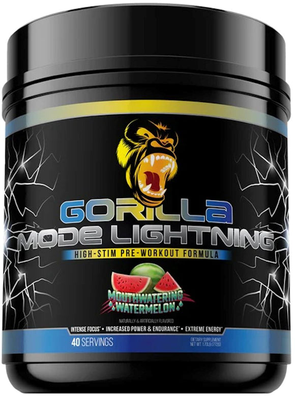 Gorilla Mind Mode Lightning Pre Workout|Pre Workout|Mass For Life|