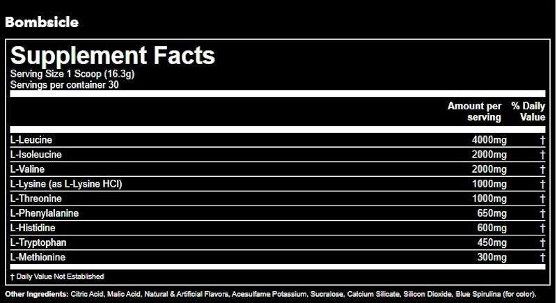 Gorilla Mode EAA’s 30 Servings Fact
