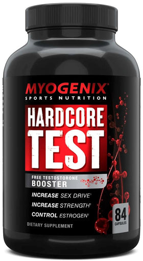 Myogenix Hardcore Test 84 Caps|Test Booster|Mass For Life|