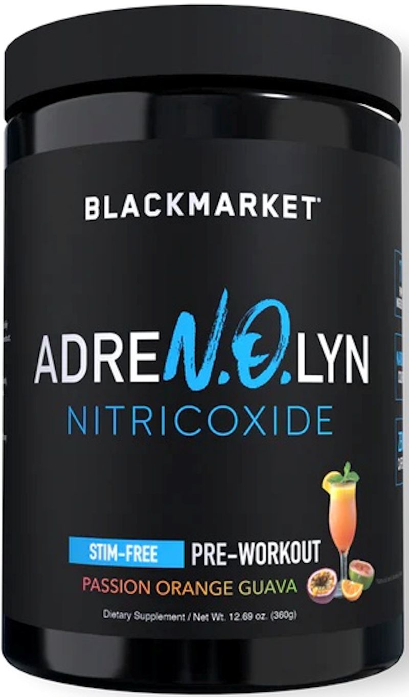 BlackMarket Labs AdreNOlyn Nitricoxide Stim-Free straw