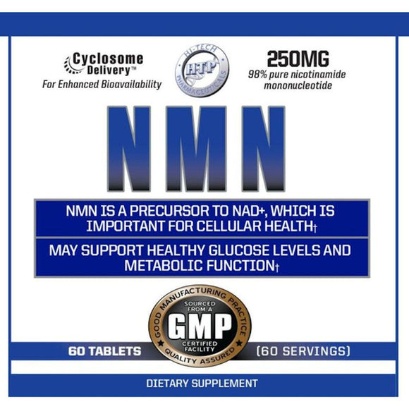 Hi-Tech Pharmaceuticals NMN 250mg|Anti-Aging|Mass For Life|