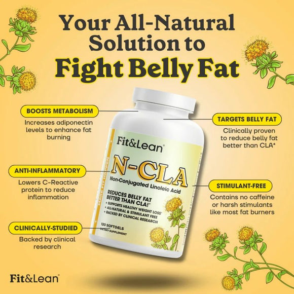 MHP Fit & Lean N-CLA, 120 Softgels|CLA|Mass For Life|