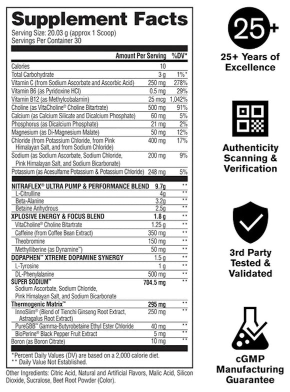 GAT Sport Nitraflex Burn 30 serving