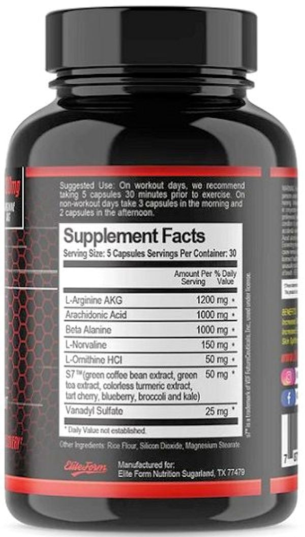 Elite Form NoxiPump muscle Pumps fact