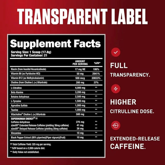 Alpha Lion SuperHuman Original Pre Workout