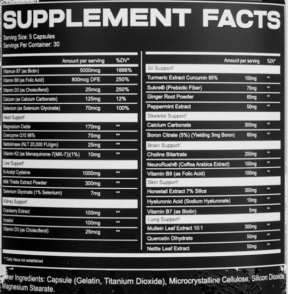AfterDark Supplements AfterDark Organ X|Liver Support|Mass For Life|