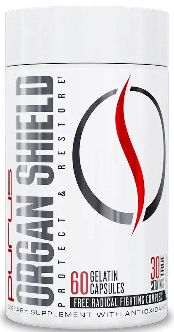 Purus Labs Organ Shield 60 Capsules|Liver Support|Mass For Life|