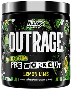 Nutrex OUTRAGE | Ultra Stim Pre-Workout|Pre Workout|Mass For Life|