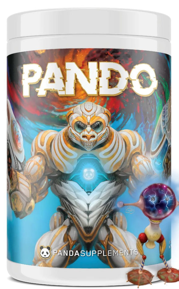 Panda Supps PANDO Pre-Workout High-Stim Peach Gear Rings (Copy)|Pre-Workout|Mass For Life|