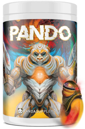 Panda Supps PANDO Pre-Workout High-Stim Peach Gear Rings (Copy)|Pre-Workout|Mass For Life|