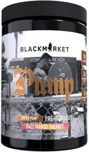 BlackMarket Labs PUMP Pre-Workout|Muscle Pumps|Mass For Life|