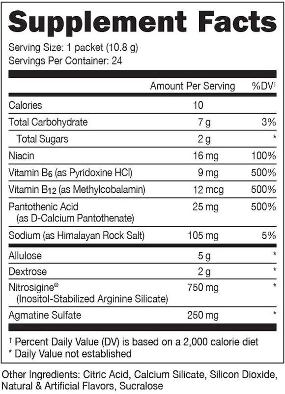 DAS Labs Bucked Up Pixie Pump 24/Packets|Pre Workout|Mass For Life|