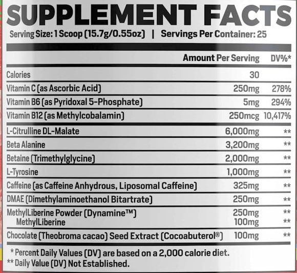 Phase 1 Nutrition PRE PHASE|Pre Workout|Mass For Life|