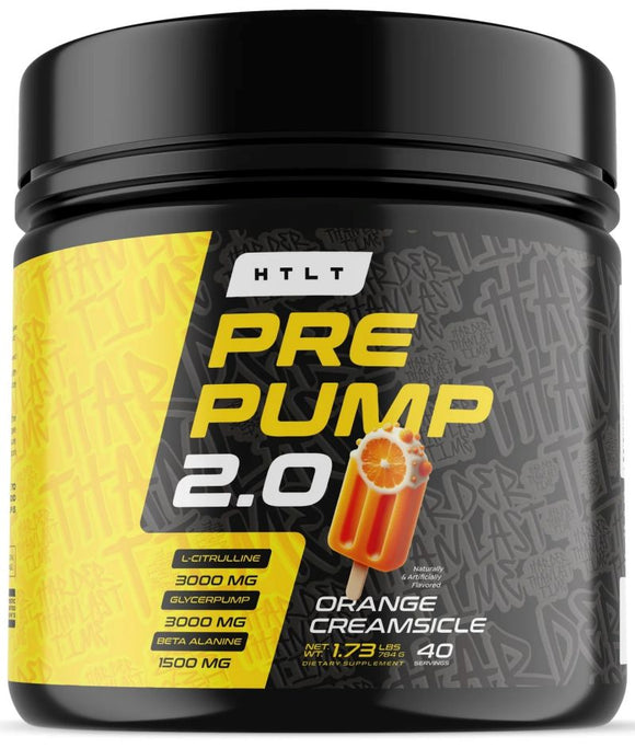 HTLT Supps Pre-Pump 2.0|Pre-Workout|Mass For Life|