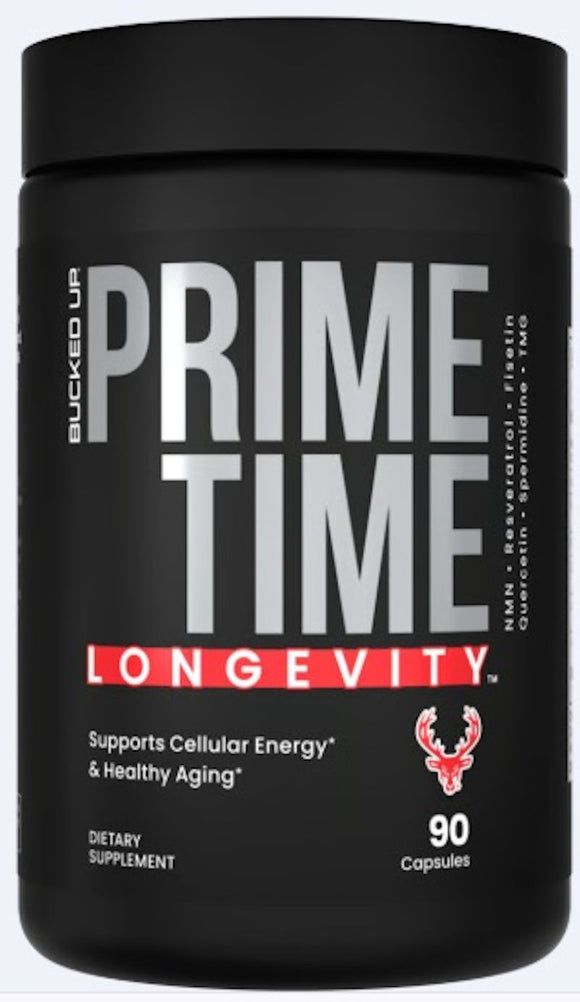Bucked Up Prime Time Longevity Support Healthy Aging|Anti-Aging|Mass For Life|