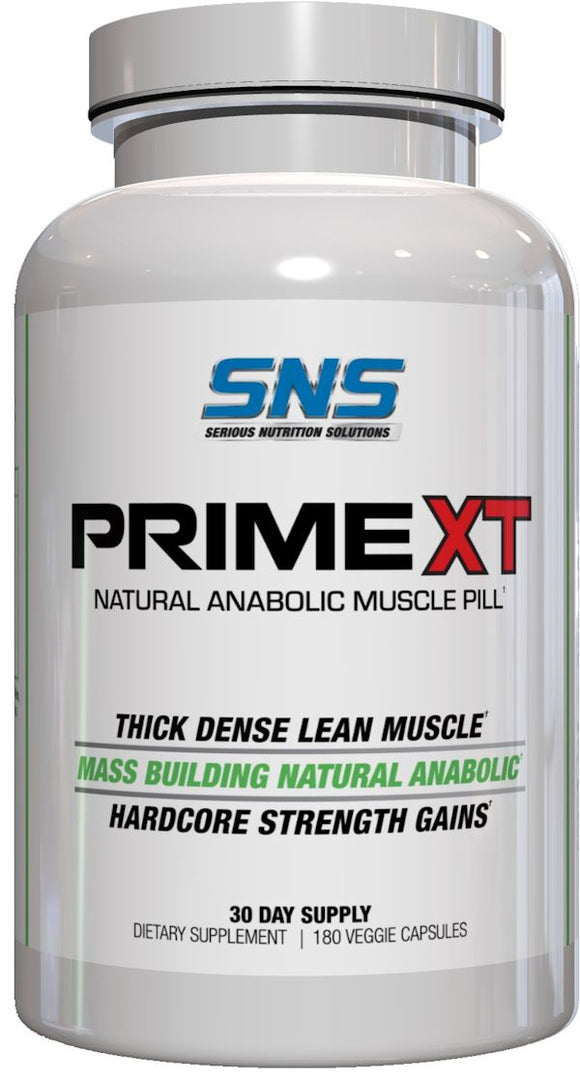 SNS Serious Nutrition Solutions Prime XT|Test Booster|Mass For Life|