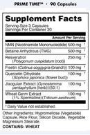 Bucked Up Prime Time Longevity Support Healthy Aging|Anti-Aging|Mass For Life|