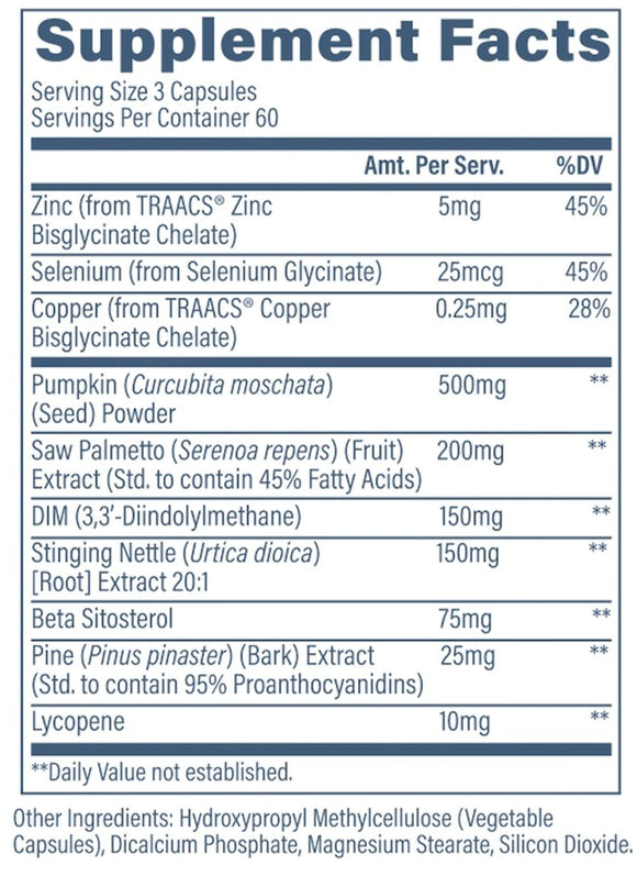 Revive MD  Prostate Support 180 Veg Capsules|Prostate Health|Mass For Life|