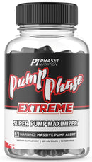 Phase 1 Nutrition Pump Phase Extreme 120 veg caps|Muscle Pumps|Mass For Life|
