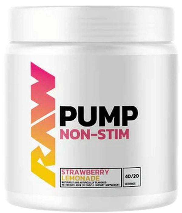RAW Nutrition Pump Non Stim Pre-Workout muscle