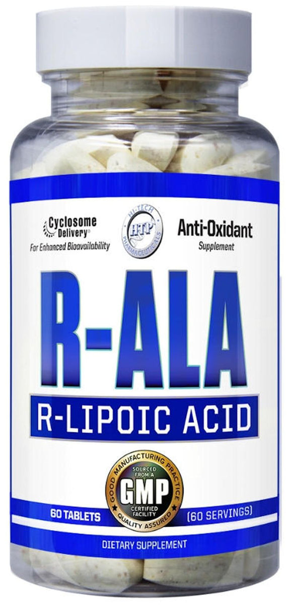 Hi Tech Pharmaceuticals R-ALA R-Lipoic Acid|Sugar Control|Mass For Life|