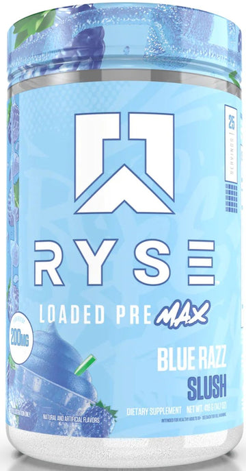RYSE Loaded Pre Max Pre-Workout Sustained Energy|Pre Workout|Mass For Life|