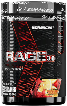 Enhanced Labs Rage 3.0 Pre-Workout|Pre-Workout|Mass For Life|