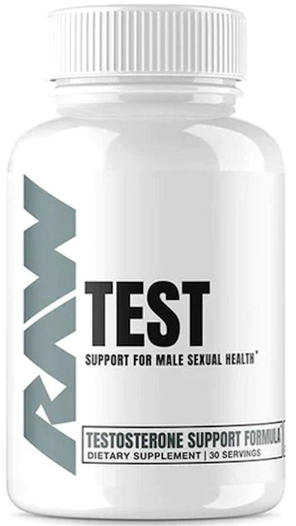 Raw Nutrition Raw Test Support Natural Testosterone 210 Capsules|Test Booster|Mass For Life|