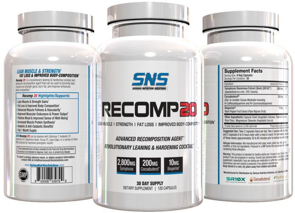 SNS Serious Nutrition Solutions Recomp20|Muscle Builder|Mass For Life|
