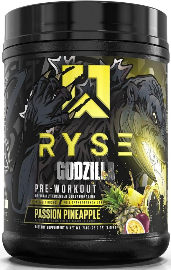 Ryse Supplement Godzilla Preworkout|Pre Workout|Mass For Life|