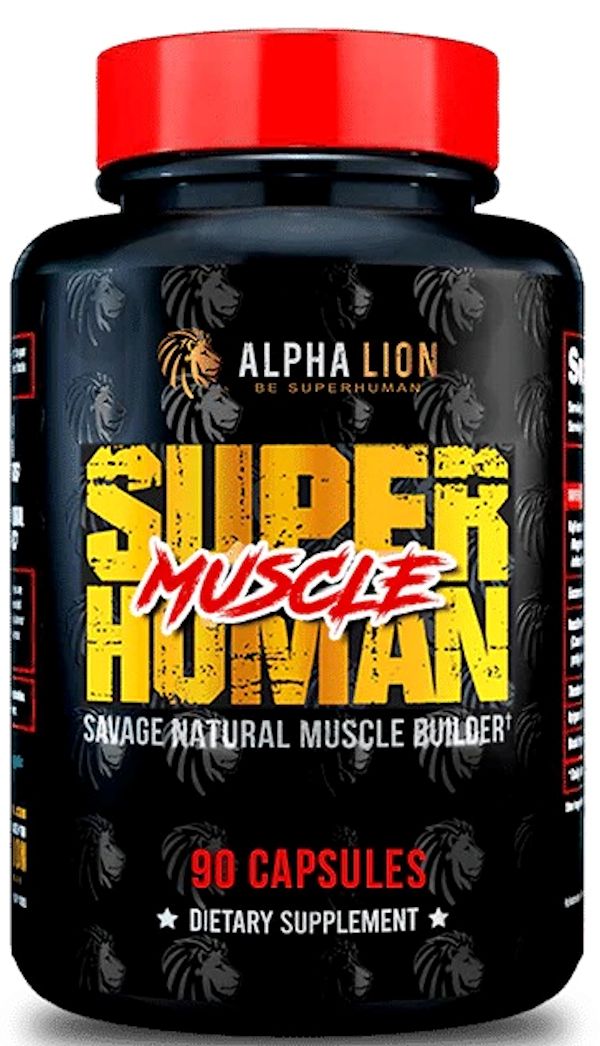 Alpha Lion SuperHuman Muscle All Natural Muscle Builder