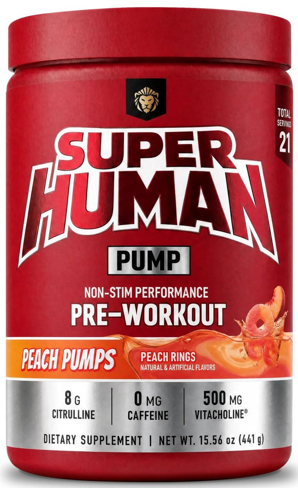 Alpha Lion SUPERHUMAN Pump – Stimulant-Free Pre-Workout