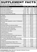 Panda Supps X Black Magic Sinister Savage Pre Workout 40 servings|Pre-Workout|Mass For Life|