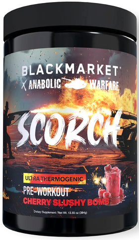 BlackMarket x Anabolic Warfare SCORCH|Pre Workout|Mass For Life|